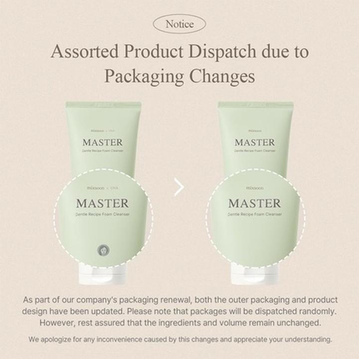 Image du produit Mixsoon Master Gentle Recipe Foam Cleanser 5.07 Fl Oz 150ml (Mousse nettoyante, 150 ml)