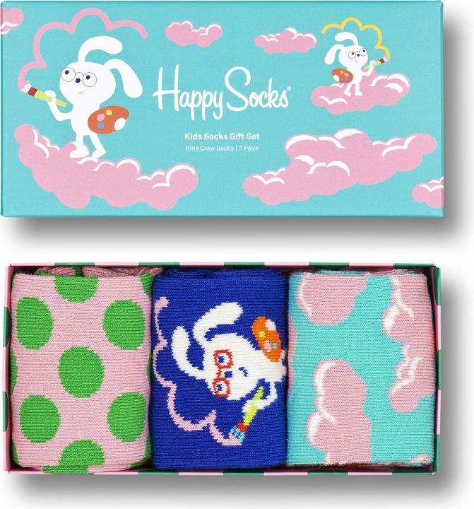 Actual product image Happy Socks Kids Over The Rainbow Gift Set (pack of 3, 33 - 35)