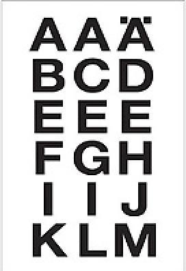 Produktbild HERMA Buchstaben Etiketten