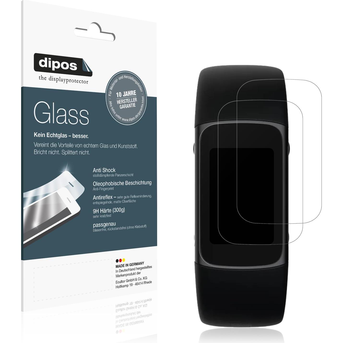 Dipos Displayschutz Anti-Shock, Smartwatch Schutzfolie, Transparent