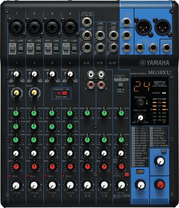 Actual product image Yamaha Mg10xu (Studio- and Livemixer)