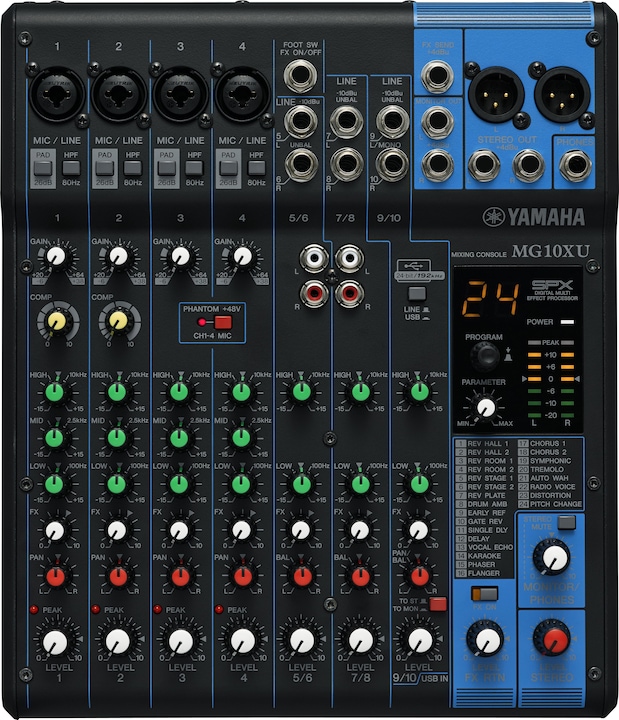 Yamaha Mg10xu (Studio- and Livemixer)