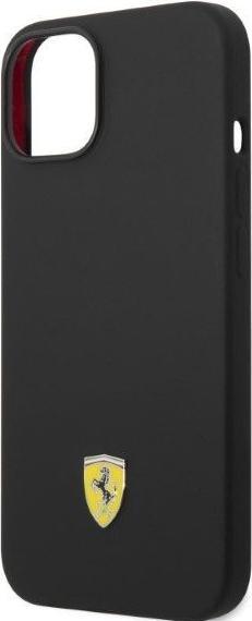 Immagine prodotto Ferrari FEHMSIP14MBK Custodia rigida per iPhone 14 Plus 6,7" in silicone e metallo Logo Magsafe (Apple iPhone 14 Plus)