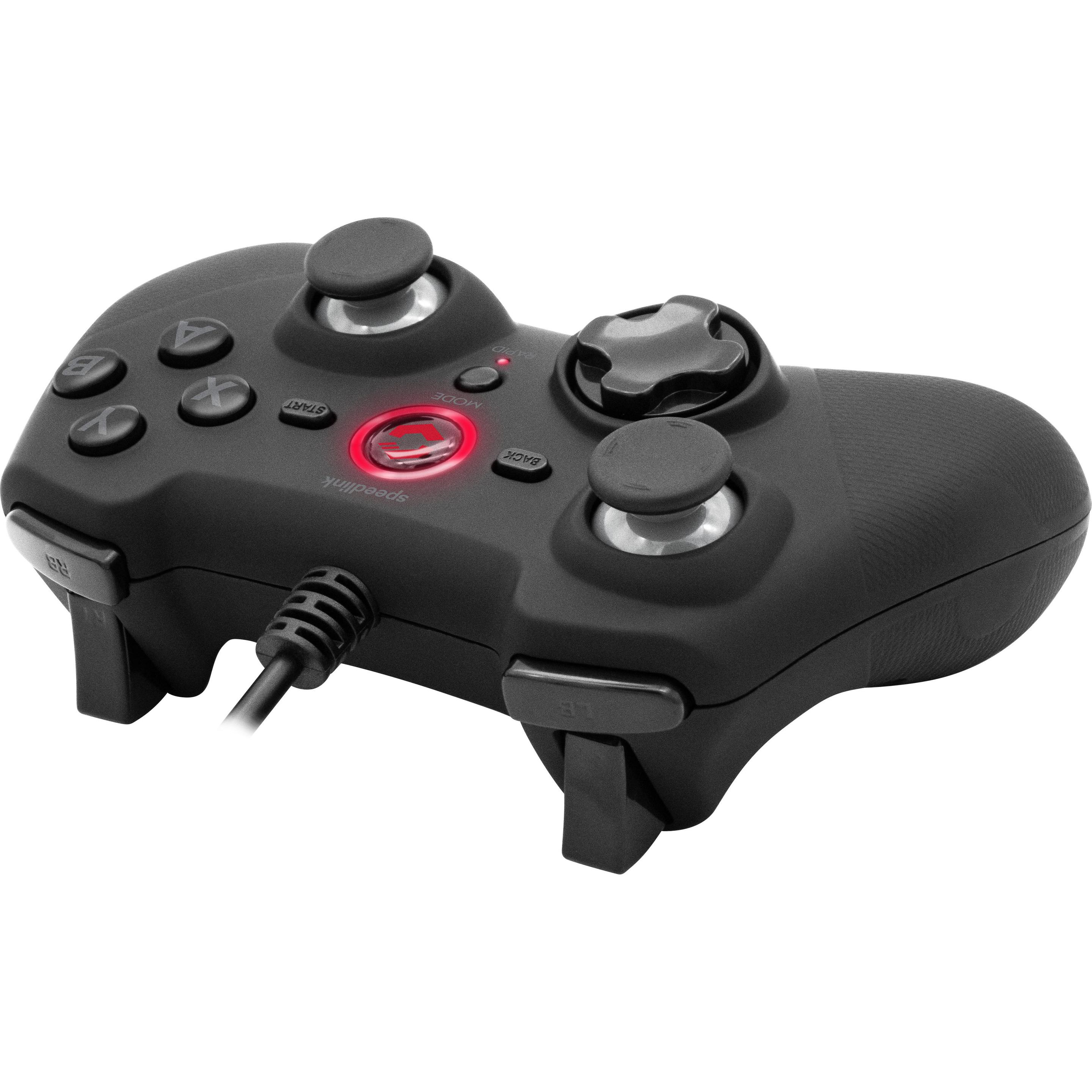 Thumbnail - Speedlink Rait (Switch, PS3, PC), Gaming Controller, Schwarz