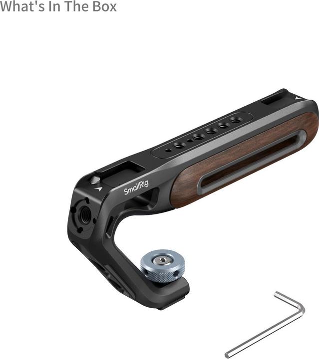 Produktbild SmallRig Wooden Top Handle mit Cold Shoe Mount, Detailfarbe (Griff)