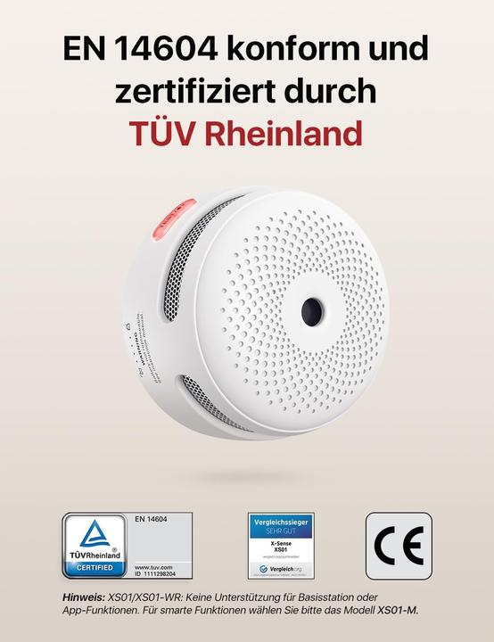 Actual product image X-Sense Rauchmelder
