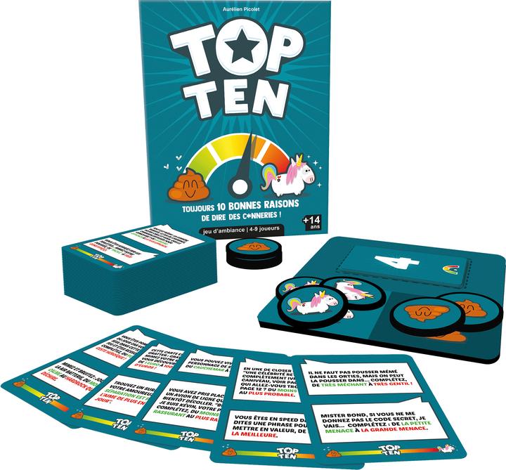 Produktbild Cocktail games Top Ten (Französisch, 4 - 9 Spieler)