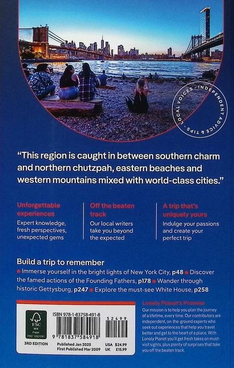 Produktbild New York & the Mid-Atlantic (Englisch, Adam Karlin, Amy C Balfour, Brian Kluepfel, Collectif, Karla Zimmerman, Maxwell Virginia, Michael Grosberg, Ray Bartlett, Regis St. Louis, Simon Richmond, 2025)