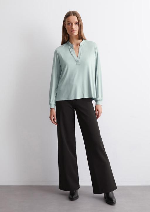 Actual product image Marc O'Polo ' long leeve v-neck bloue (S)