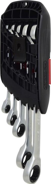 Produktbild KS Tools GEARplus® RINGSTOP-Ratschenringmaulschl.-Satz abgew., Flank Traction, 5 Teile (19 mm)