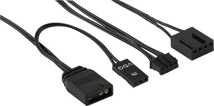Produktbild AeroCool H66F Schwarz (USB-A, 4 Ports)