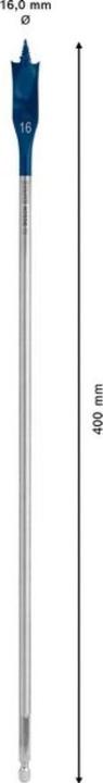 Image du produit Bosch Professional Zubehör Mèche à fraiser plate EXPERT Self Cut Speed, 16 x 400 mm (16 mm)