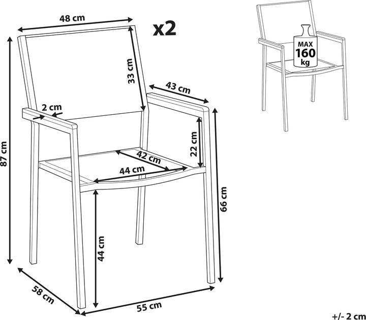 Actual product image Beliani Grosseto