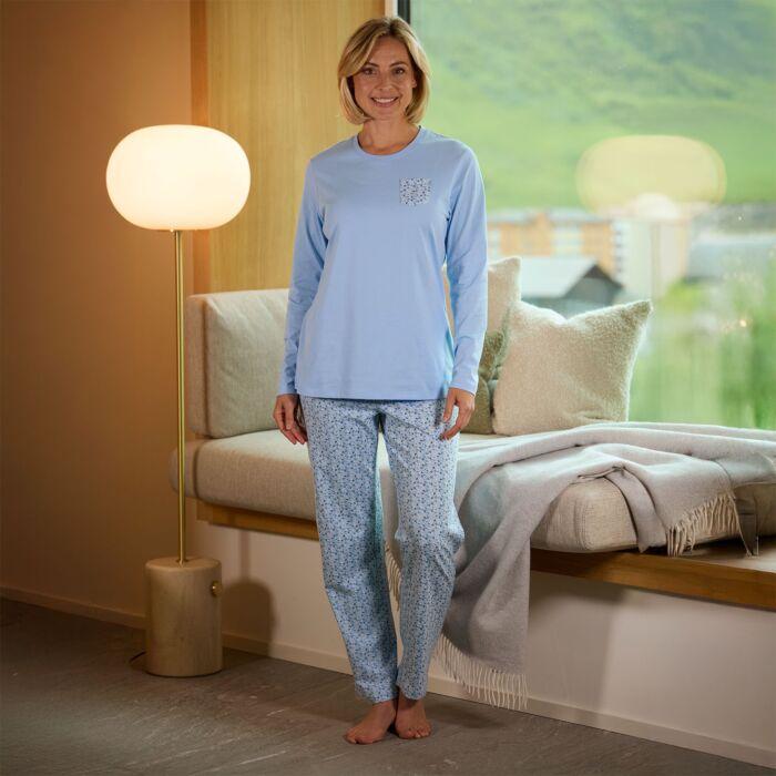 Image du produit Artime Pyjama long en coton pour dames (L)
