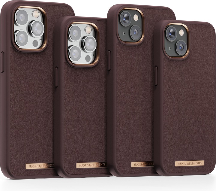 Produktbild Njord Genuine Leather Case Iphone 14 (Apple iPhone 14 Pro)