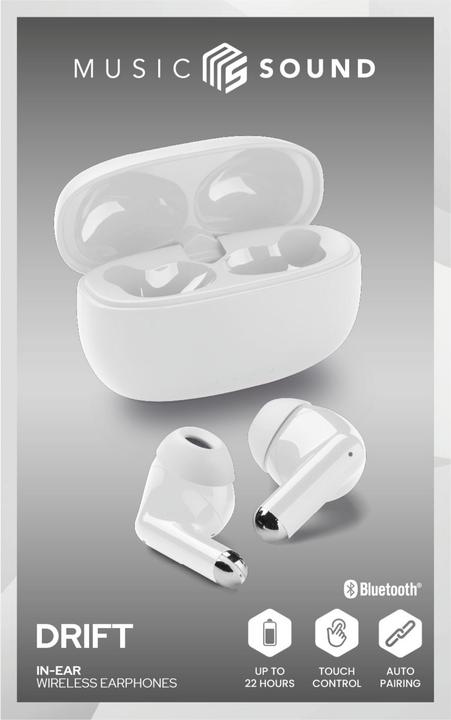 Actual product image Cellularline Music & Sound Bluetooth Earphones DRIFT (No noise cancelling, 22 h, Wireless)