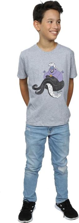 Actual product image Disney Boys The Little Mermaid Classic Ursula T-Shirt (128)
