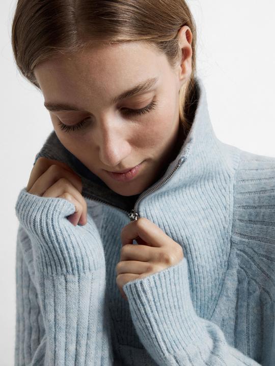Immagine prodotto Selected Maglia con mezza zip (S)