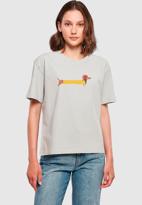 Produktbild Merchcode Ladies Christmas Dog Tee - 182069 (M)