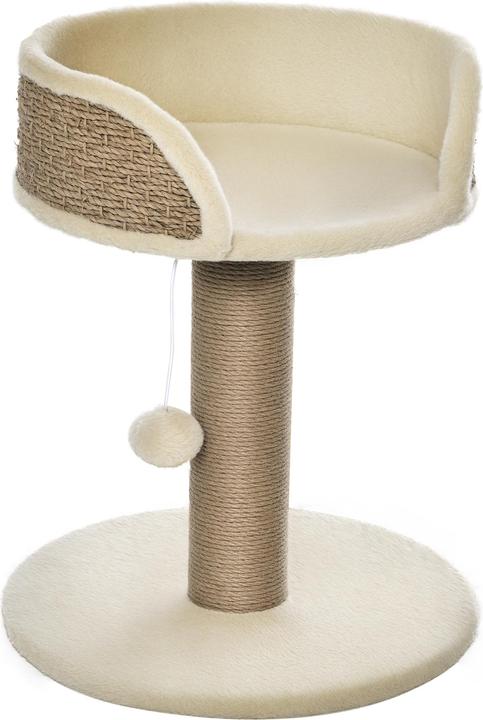 Produktbild PawHut Kratzbaum Spanplatte, Polyester Kaffee (49 cm, Kaffee)