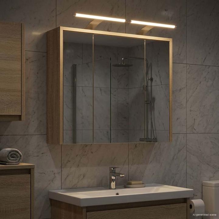 Produktbild vidaXL Badezimmerschrank (16 x 16 x 62.50 cm)