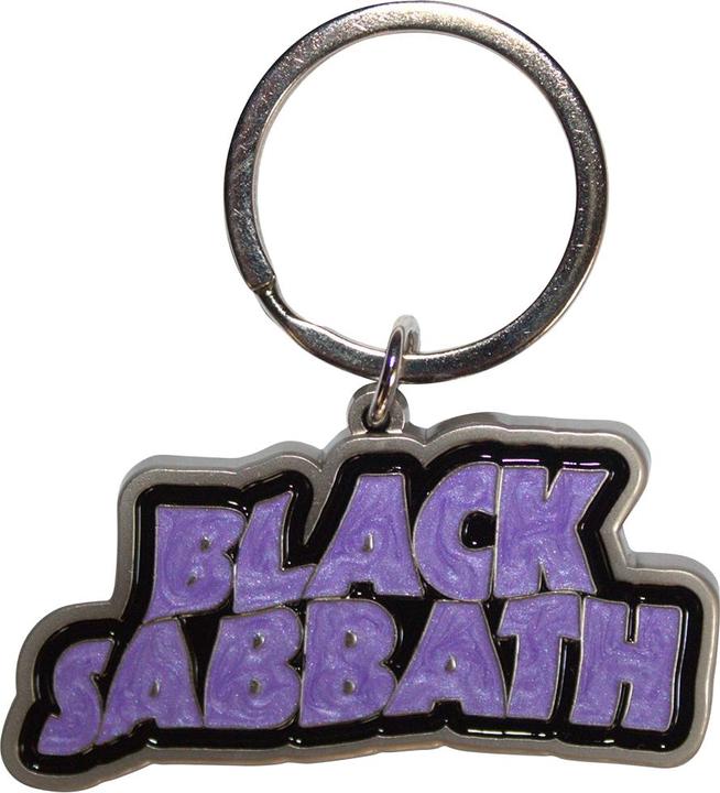Actual product image Black Sabbath Wavy Logo Keyring