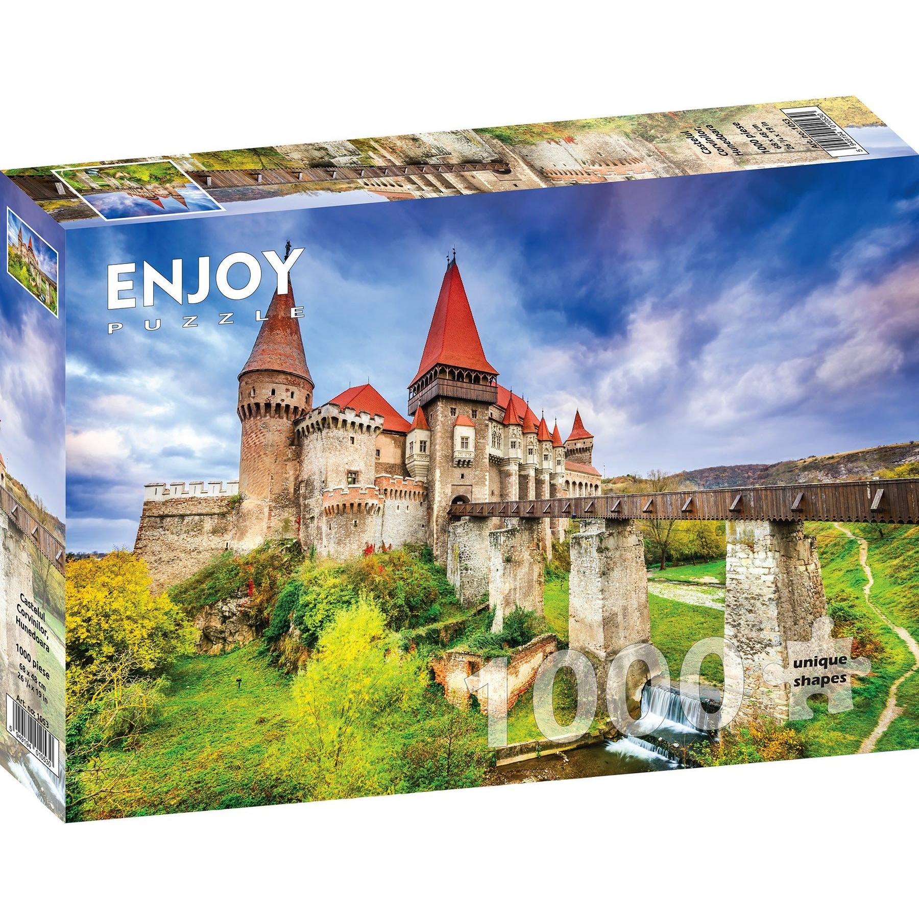 Enjoy Puzzle ENJOY-1053 - Das Schloss Corvin, Hunedoara, Puzzle, 1000 Teile (1000 Teile)
