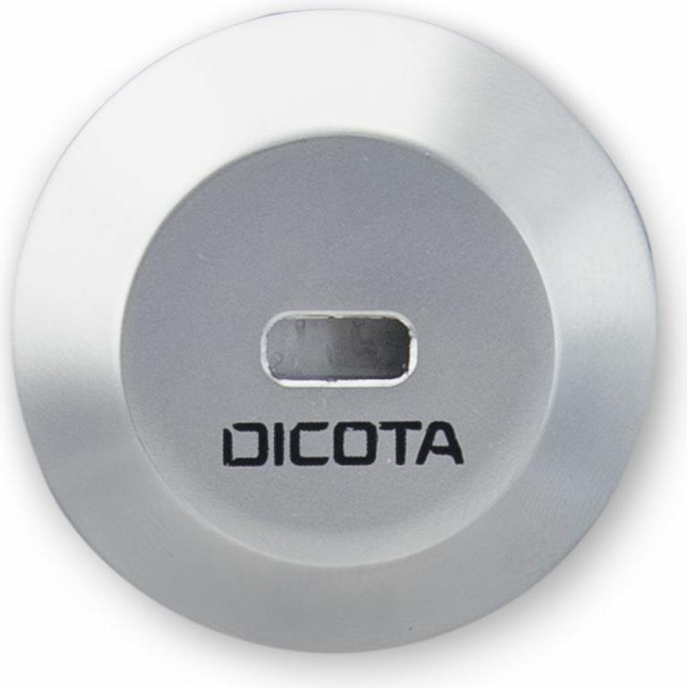 Thumbnail - Dicota Laptop Lock Anchor Plate for T-Lock silver, Notebook Security, Silber