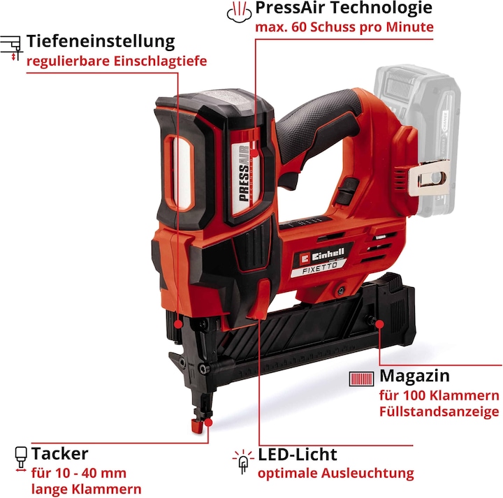 Immagine prodotto Einhell Fixetto 18/38 S