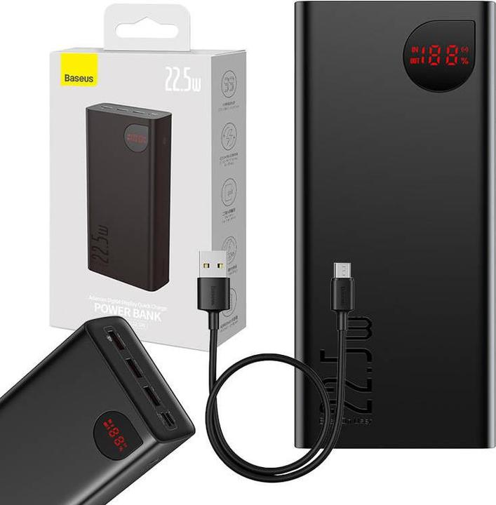 Actual product image Baseus Adaman Digital Display (40000 mAh, 22.50 W, 148 Wh)