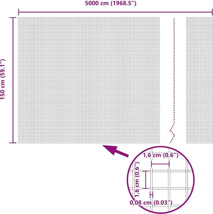 Produktbild vidaXL Gartenzaun