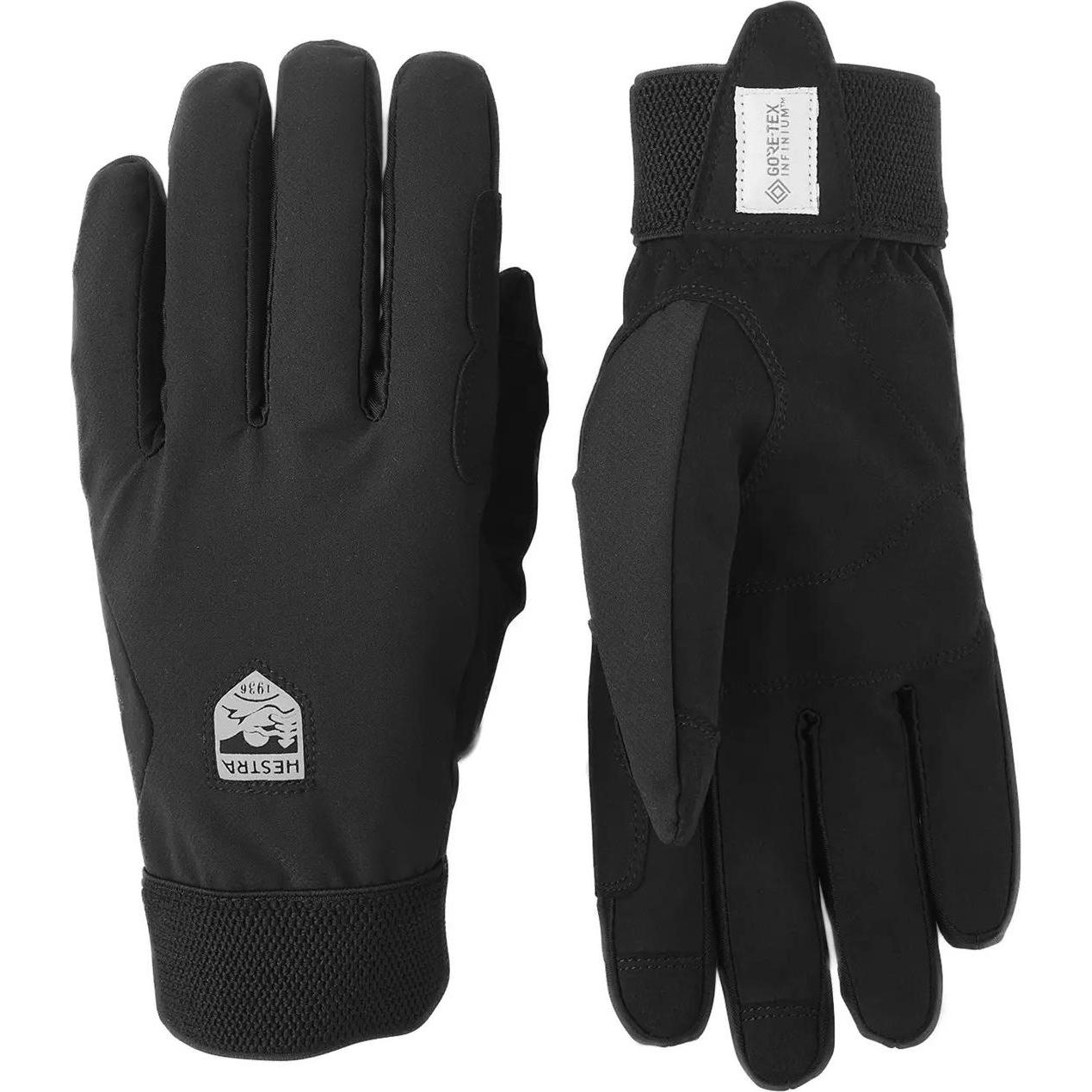 Hestra, Unisex, Handschuhe, Windstopper Tracker - 5 finger, Schwarz, (L)