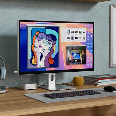 Image du produit Alogic Aspekt Touch 32 Zoll 4K Touchscreen Matt, silber (3840 x 2160 pixels, 32")