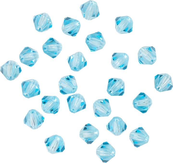 Immagine prodotto Pracht Perline glitterate in vetro, 4 mm, 25 pezzi.