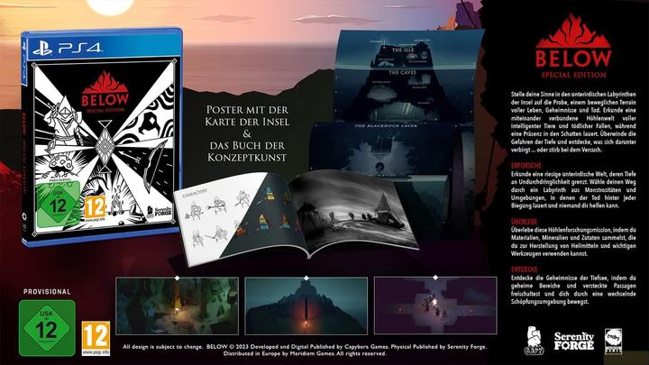 Actual product image Mindscape Below: Special Edition (PS4, DE)