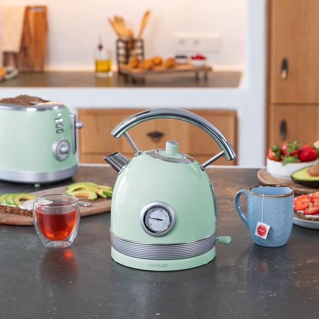 Produktbild Cecotec Hervidor De Agua Thermosense 420 Vintage Light Green (1.80 l)