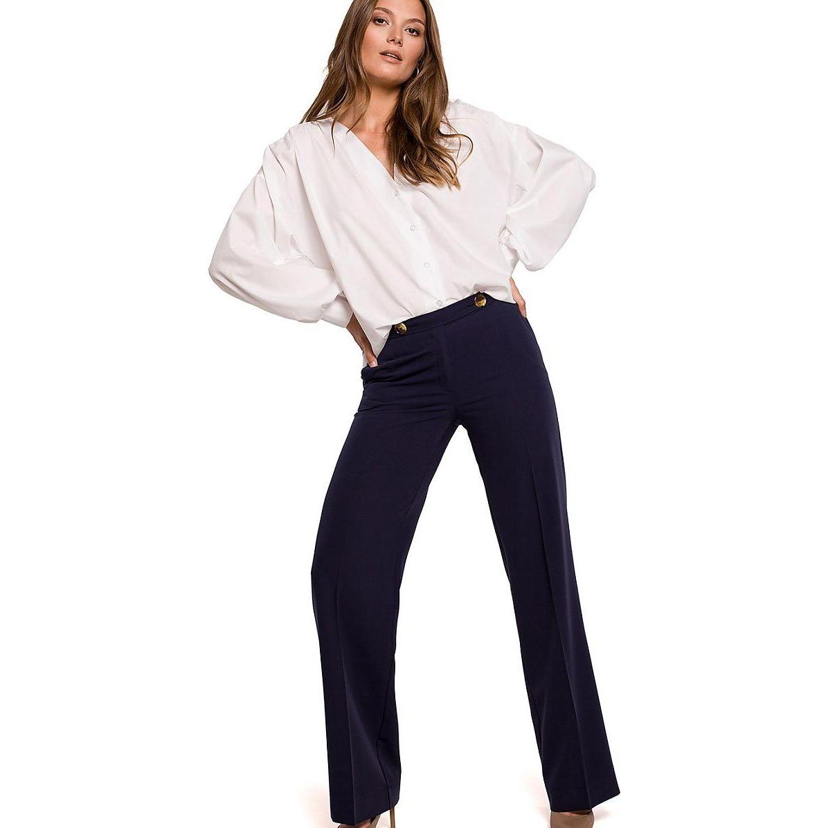 Makover, Damen, Anzug, Lange Hose, Blau, (L)