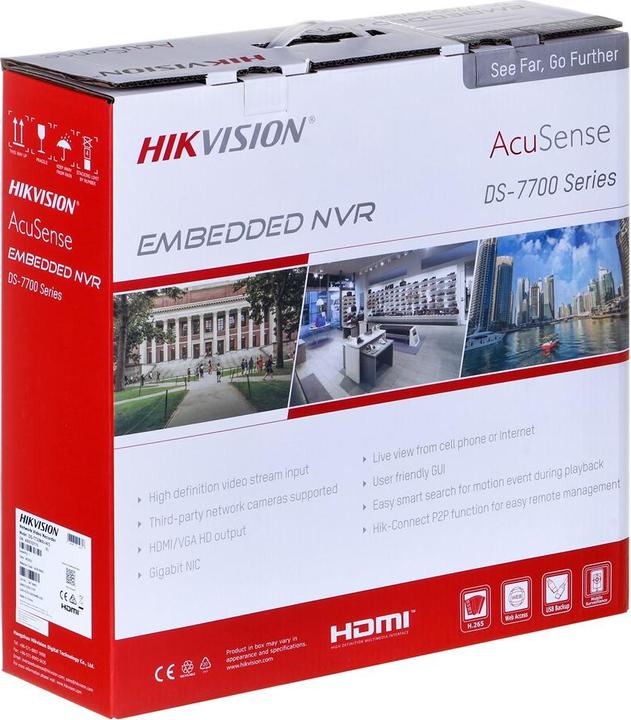 Actual product image Hikvision 32-ch 1U AcuSense 4K NVR (Network Video Recorder (NVR))