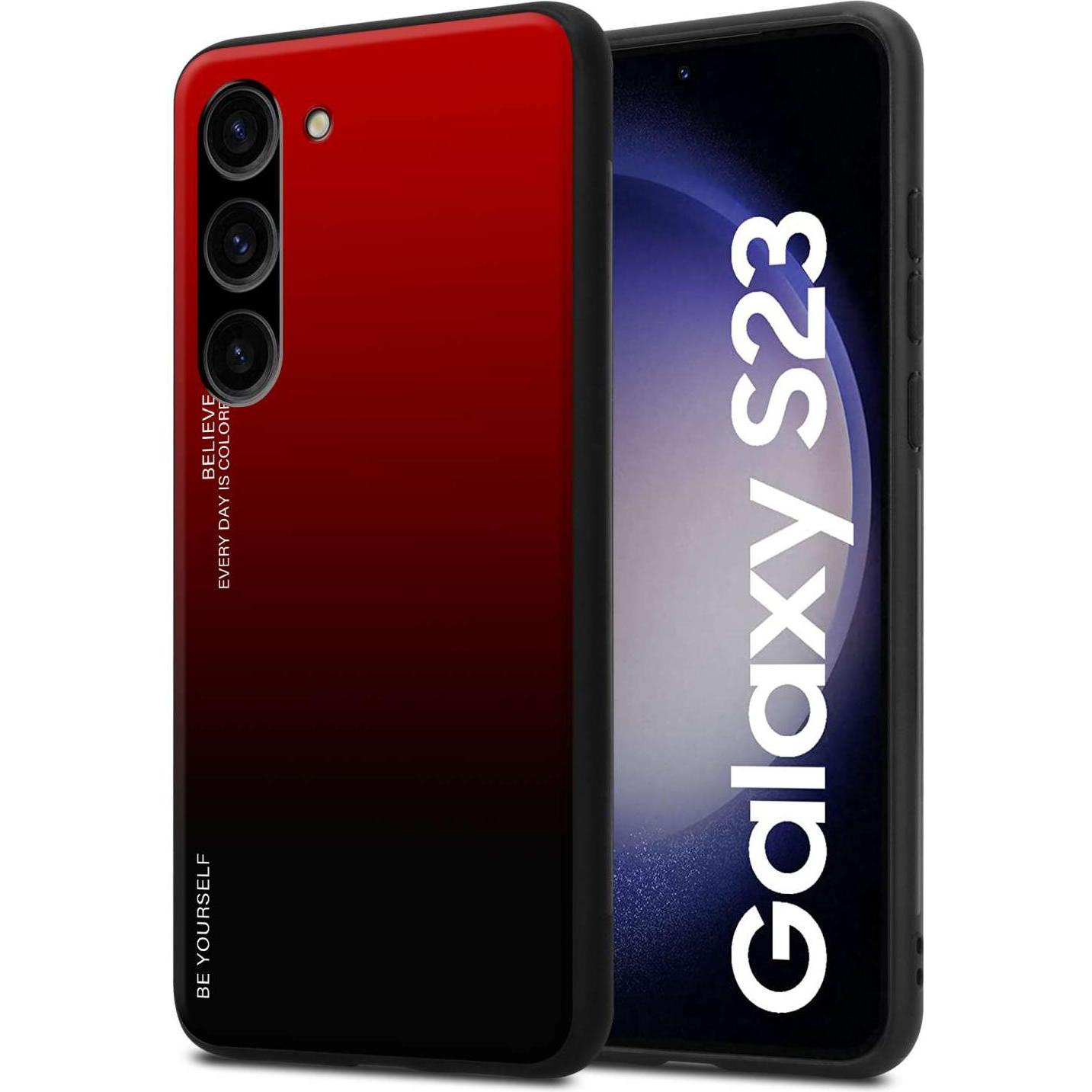 Thumbnail - Cadorabo Hülle für Samsung Galaxy S23 TPU im 2 Farben Design (Samsung Galaxy S23+), Smartphone Hülle, Schwarz