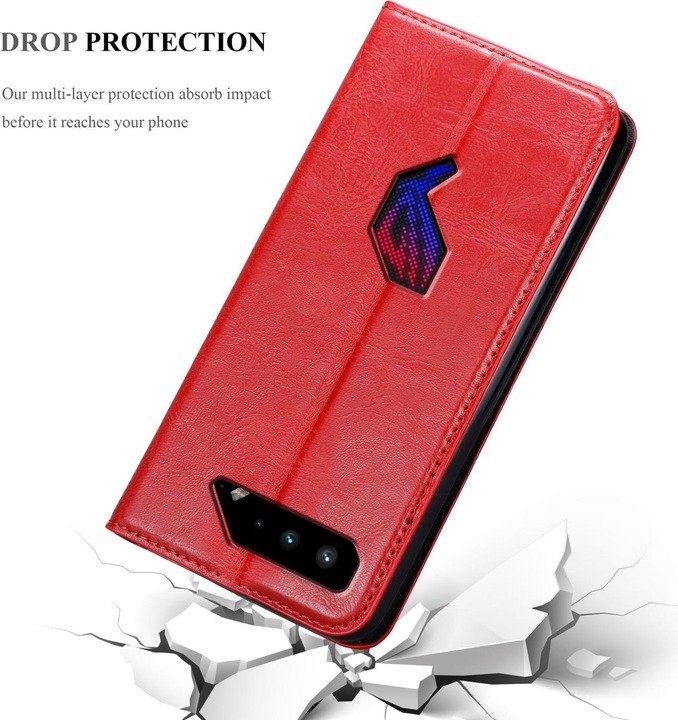 Produktbild Cadorabo Book Invis. Magnet Hülle (Asus ROG Phone 5)