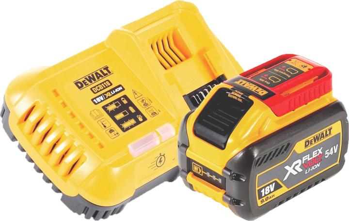 Produktbild DeWalt DCMCS 574 X1 Akku Kettensäge 54 V FlexVolt 45 cm Brushless + 1x Akku 9,0 Ah + Ladegerät (Akku Kettensäge)