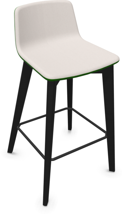 Beige, green melange, Black, Ash stained black