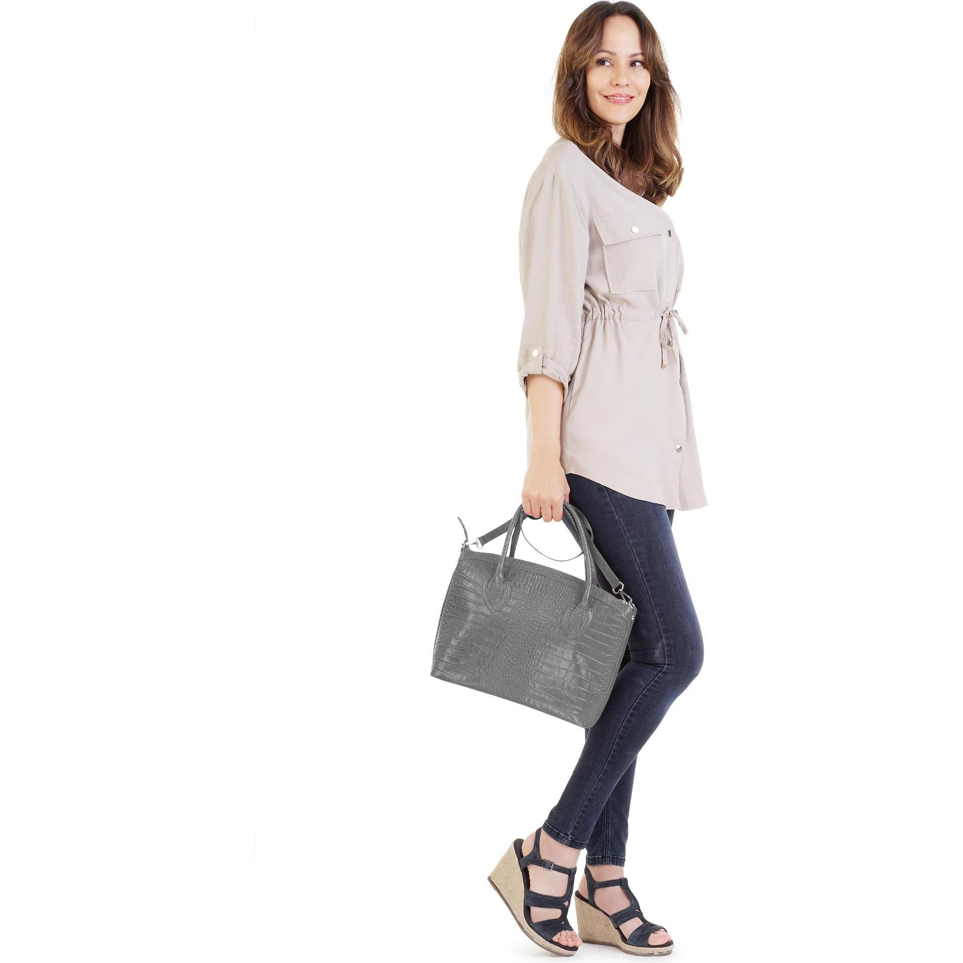 Thumbnail - Cluty, Handtasche, Handtasche, Grau