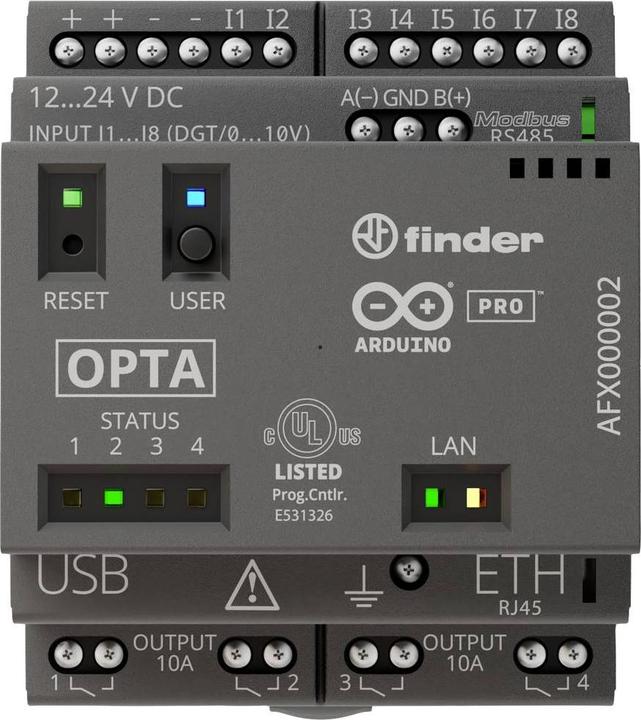Image du produit Finder Opta Advanced 8A.04.9.024.8320 Module de communication API 12 V/DC, 24 V/DC