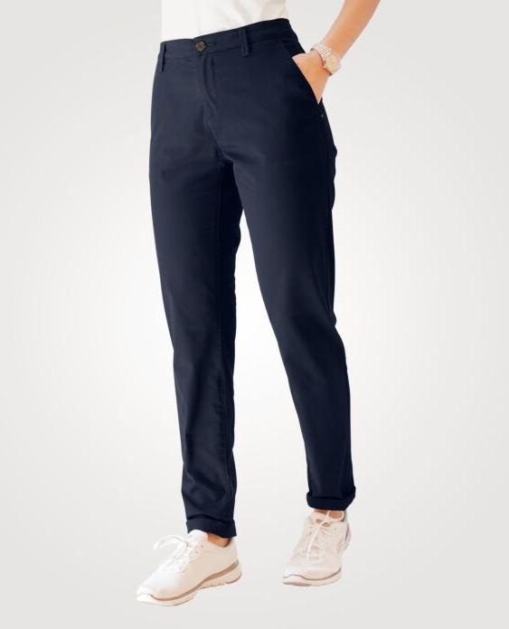 Immagine prodotto Artime Basic Stretch-Chino-Hose «Alison», komfortable Leibhöhe (36)