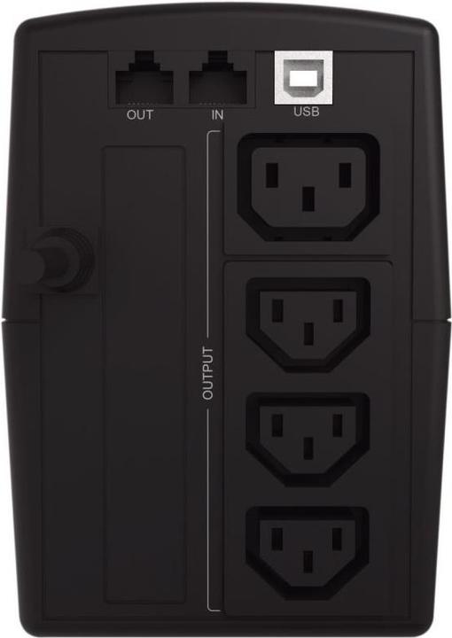 Actual product image Conceptronic ZEUS UPS 1000VA 600W Schuko IEC Start/LAN bw (1000 VA, 600 W, Line-interactive UPS)