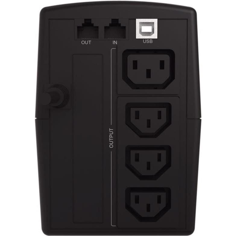 Thumbnail - Conceptronic ZEUS USV 1000VA 600W Schuko IEC Start/LAN sw (1 VA, 600 W, Line-Interaktiv USV), USV