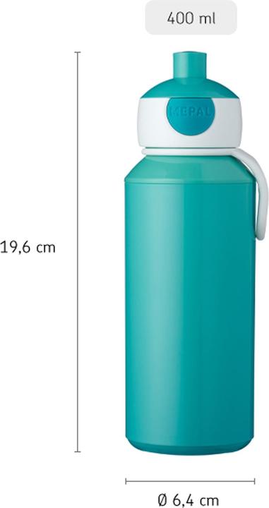 Actual product image Mepal Trinkflasche Pop-Up Campus 400 Ml - Cool Pink (0.40 l)