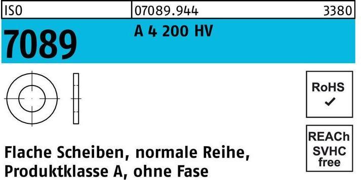 Produktbild Bufab Unterlegscheibe ISO 7089 o.Fase 2 A 4 200 HV