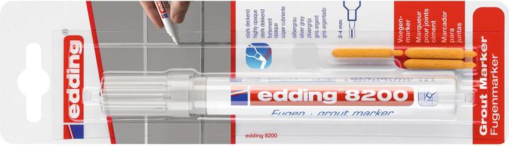 Produktbild Edding Fugenmarker 8200 (Silber, Grau, 4 mm, 1 x)